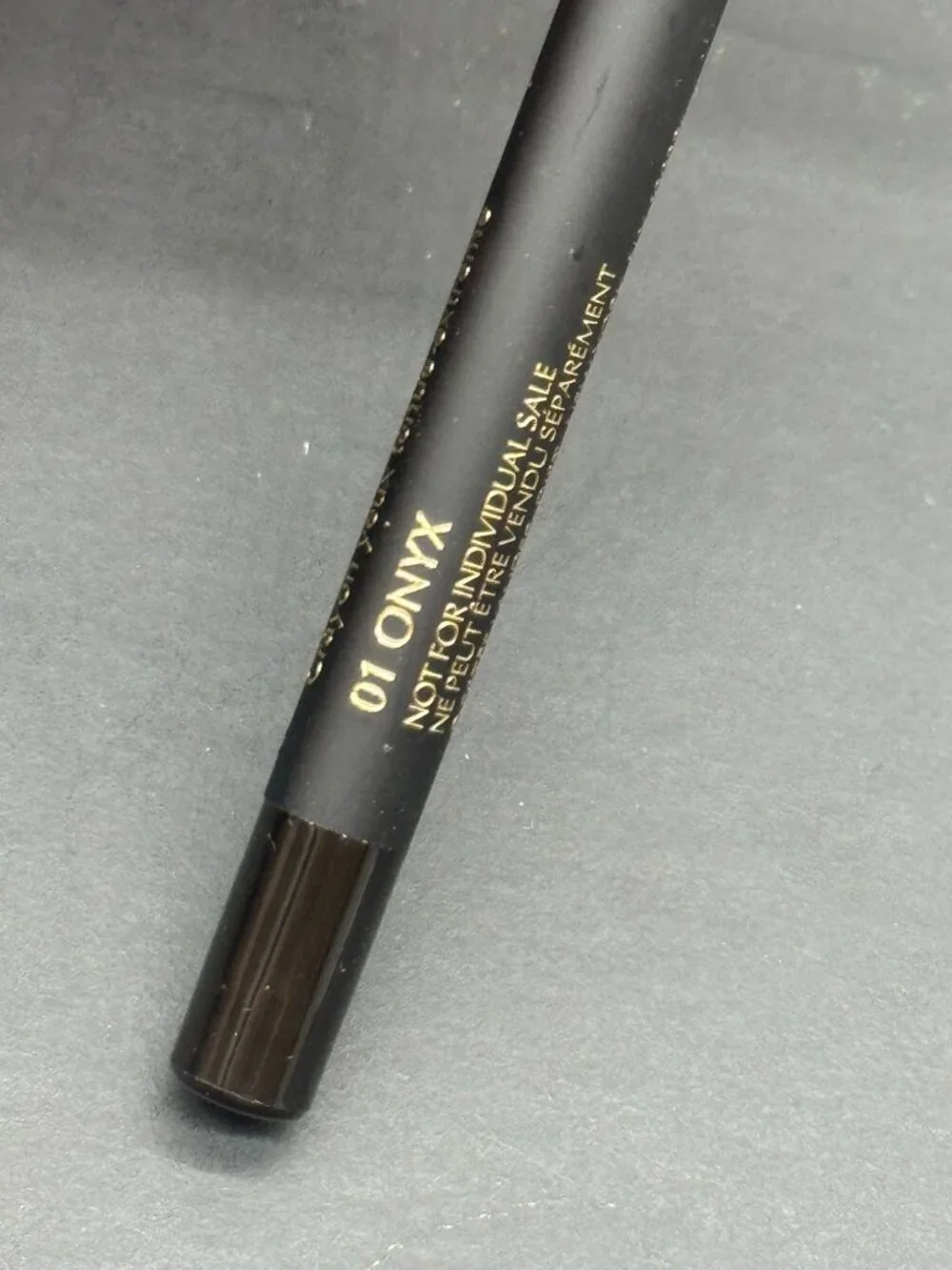 Estee Lauder Double Wear 24H Waterproof Gel Eye Pencil #01 Onyx .028 oz -Black